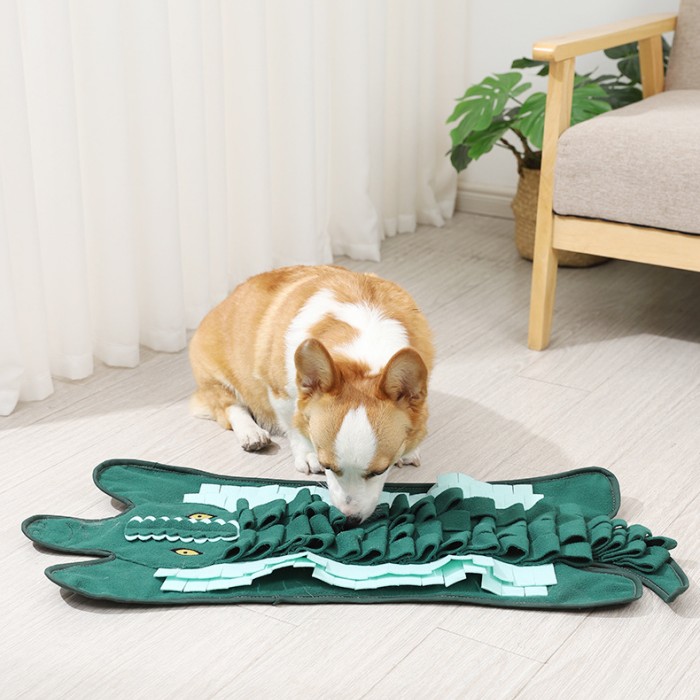 snuffle mat for a dog