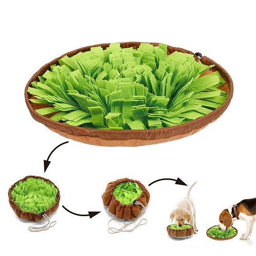 retractable snuffle mat for dogs